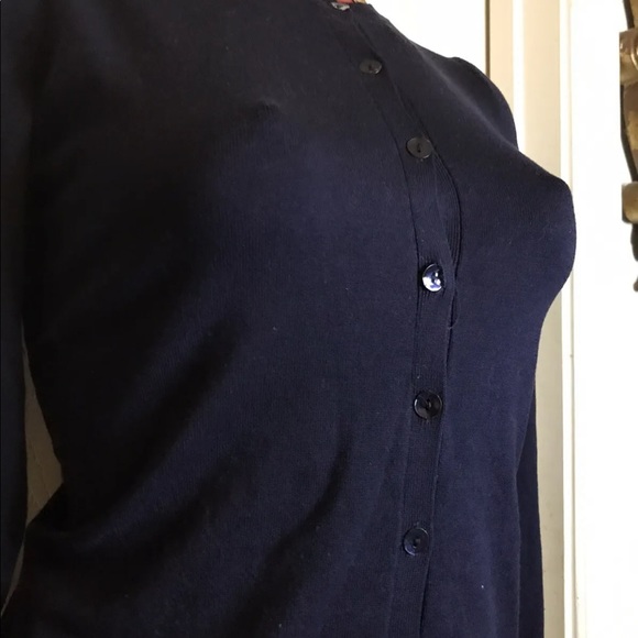 August Silk Sweater Womens Size P -Cardigan Button Down-  Silk Blend - - Picture 3 of 8